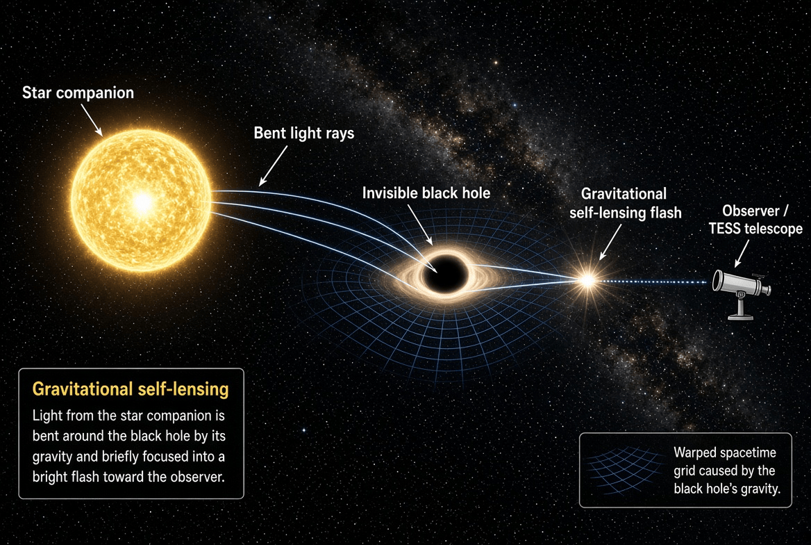 konstructivizm's tweet photo. Thousands of black holes may be hiding in the Milky Way, and the people most likely to find them are sitting at laptops, not in observatories.

Astronomers know of only about 70 stellar black holes in our galaxy. University of Southampton researchers think the real number could be far higher, and they have built a citizen-science project, Black Hole Hunters, to go after the rest.

Black holes swallow light, so telescopes cannot see them directly. What they can see is the damage their gravity does to nearby stars. As a black hole orbits a companion, its gravity can briefly bend and magnify the star’s light, a brief flash known as gravitational self-lensing. Catch that flicker in the right way and you have effectively pointed at an invisible object.

The raw material comes from NASA’s Transiting Exoplanet Survey Satellite (TESS), a planet-hunting telescope that has been staring at huge stretches of the sky. Southampton’s team used an AI system to scan millions of candidate locations in days rather than years, then turned the survivors into simple graphs and animations. Volunteers are asked only to flag patterns that look unusual. No astronomy degree is required; the project shows examples of the signatures to watch for.

Undergraduate Grace Clarke, 20, who studies physics and astronomy at Southampton and leads the university astronomy society, signed up for that reason. “I can search for black holes on my laptop from my bedroom,” she said, “and could make a real impact on real space science.”

Project scientist Dr. Adam McMaster put the stakes plainly: volunteers will narrow down where professional telescopes should look next, and one of them might be the person who finds a black hole no one has catalogued before. The project is hosted on Zooniverse.