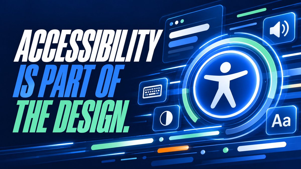 TGG_LongBeach's tweet photo. Accessibility is not a final audit. It is a design foundation for making content and interactions work for more people. https://t.co/hTcZ1GEFfP