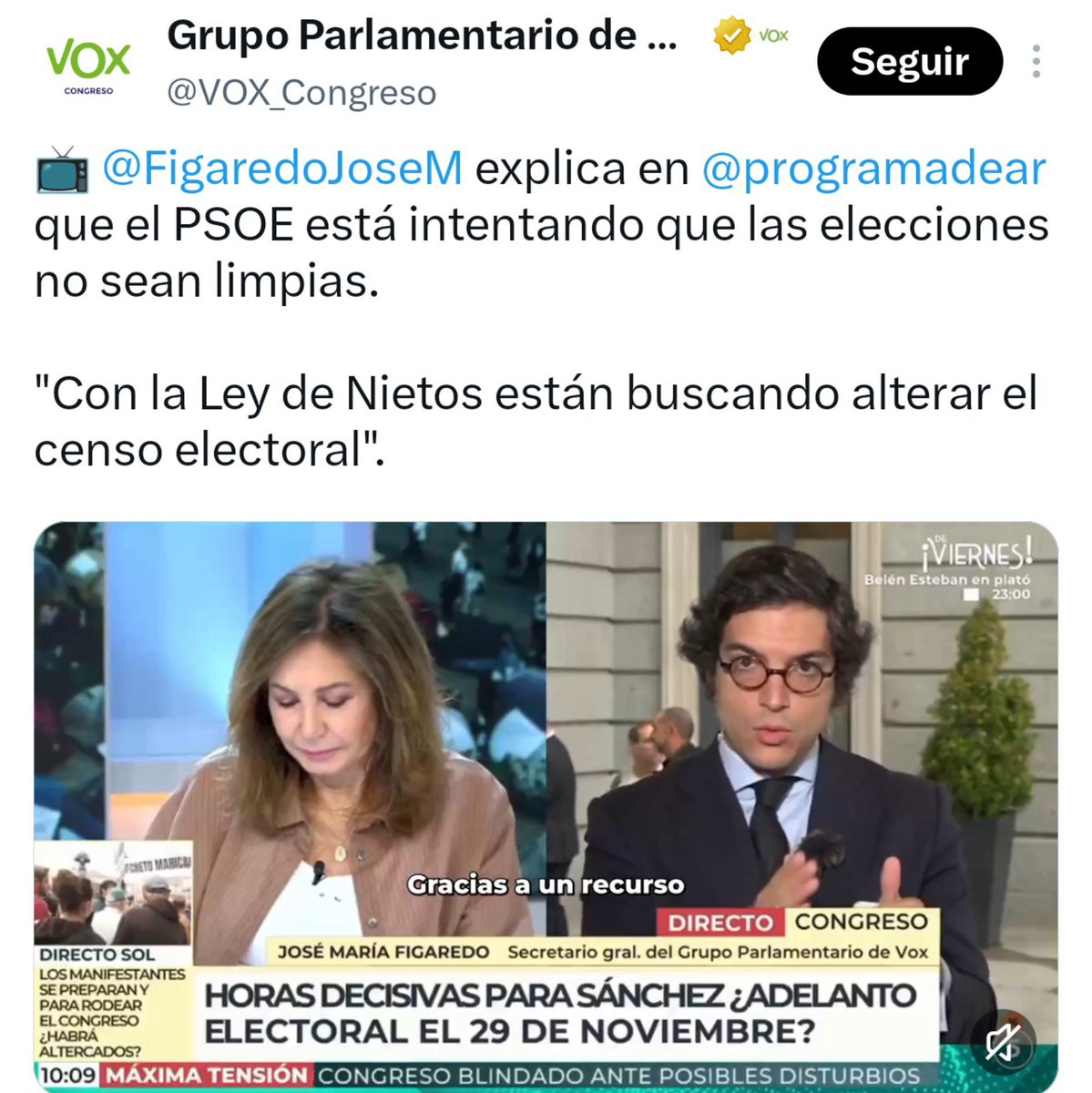theblackgata's tweet photo. Si pierden las elecciones, hablarán de pucherazo para mantener el fuego encendido.
Si ganan, dirán que la caja está vacía para justificar si ineptitud y los recortes salvajes que llevan tiempo avisando.
Sin incendios, sin Sánchez y sin privatizaciones, no son nada. https://t.co/Ro6ko4aD7S
