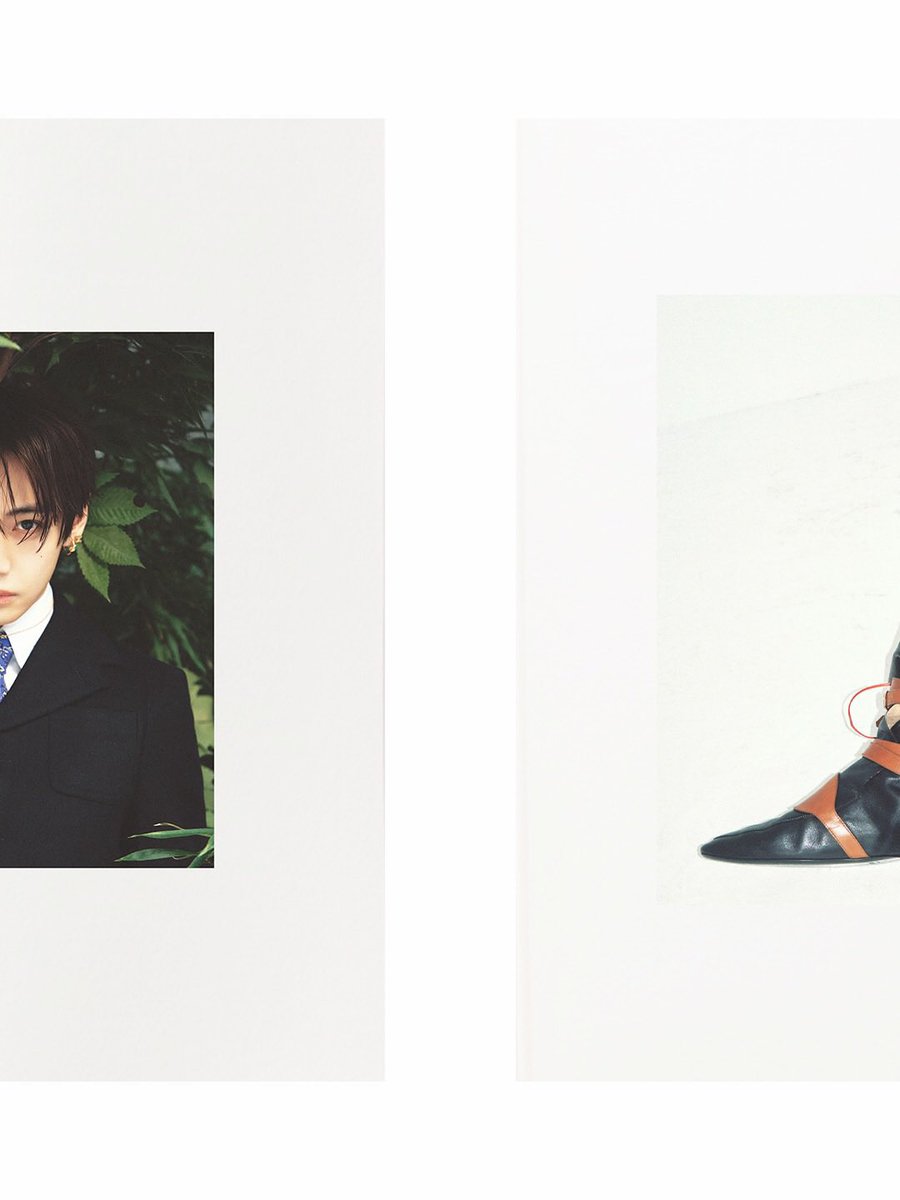 taeguide's tweet photo. Taehyung for Celine booklet in order 

#TaehyungxCeline https://t.co/Hiv75PaIcF
