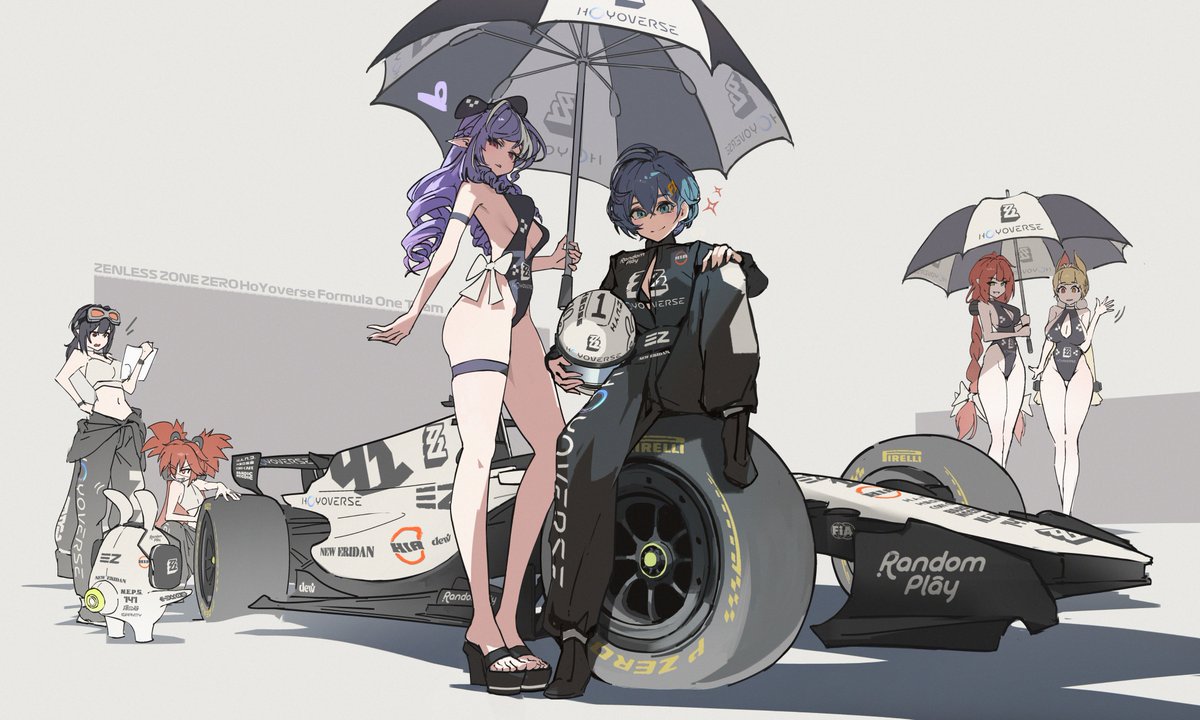 Rimeye_'s tweet photo. ZZZ HOYOVERSE F1 Team

来週の Singapore GP 現地観戦を
記念して描いてみました〜！🏎️💨

#ゼンゼロ #zzzero #F1 https://t.co/ntbx7QmvAb