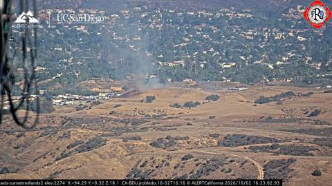 CodeRed001Blue's tweet photo. #MustangFire 13500 Block of 7th Place, Yucaipa, San Bernardino County.
4:24PM Resources are responding to a reported vegetation fire with smoke showing on the camera. https://t.co/2dQVeZbTAU