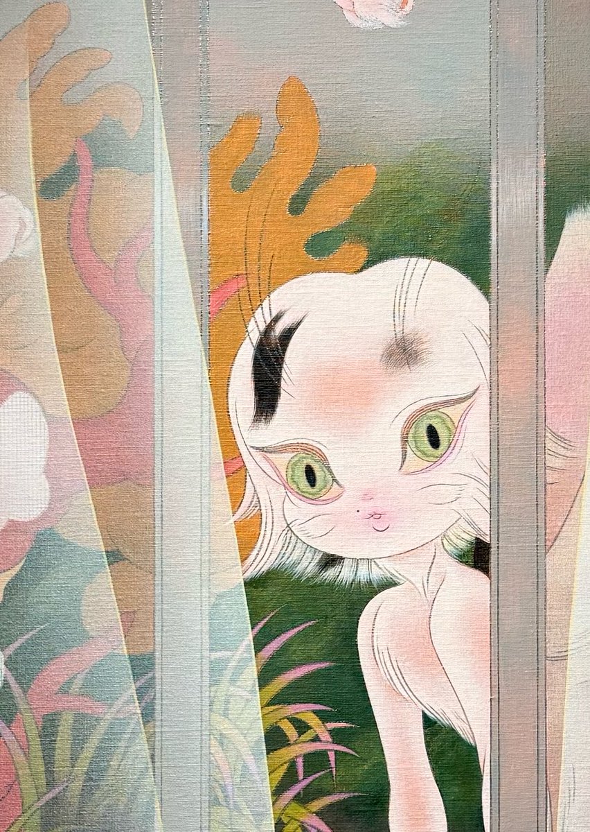 ishiguroayako's tweet photo. モグラグギャラリーで開催されている薬指ささくさんの個展に伺いました。やっぱり天才でした。あまり長く居られなかったので、また行きたい。https://t.co/9OeNwD5zxz https://t.co/meuDD338gs