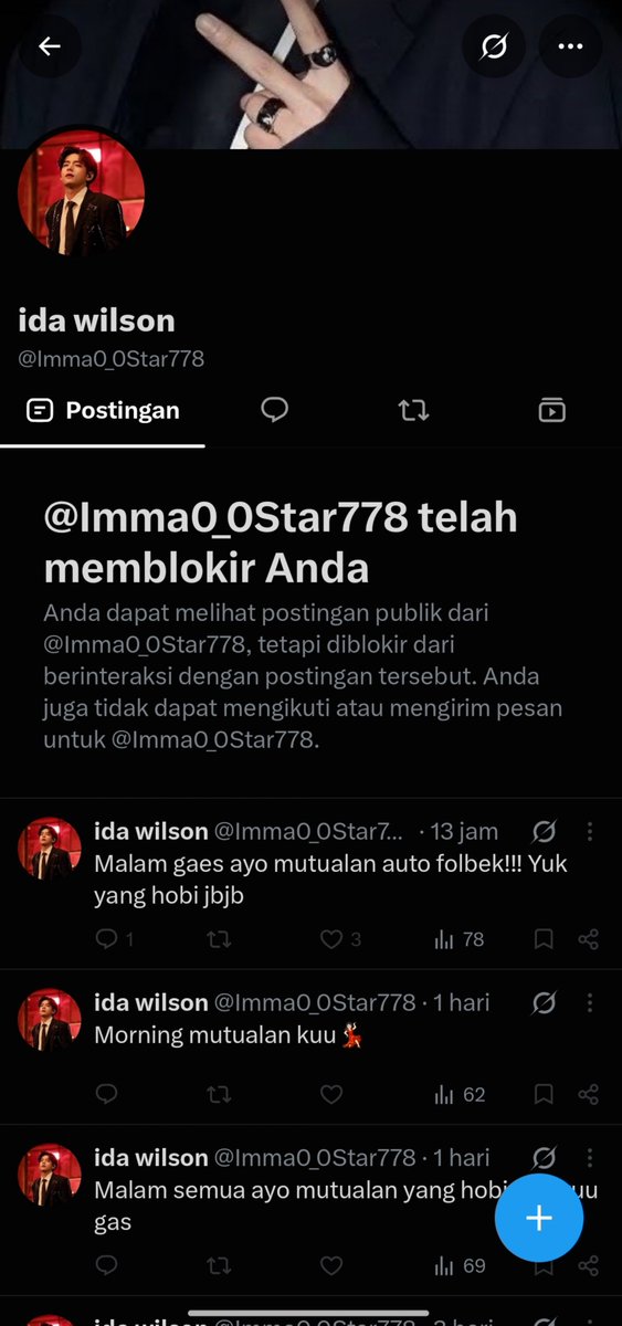 penipubiadabb's tweet photo. @Fufafafafacom4 @Jihannihyaw @Polrestabogota @DivHumas_Polri @CCICPolri @TMCPolresBogor @PolresBogor_ HATI-HATI AKUN DIA YANG BARU NIH @Imma0_0Star778  buat kalian kalau di DM sama dia jangan mau, dan jangan dibales. Dia penipu ngaku cyber jasa balikin duit #penipuan #zonauang #zonajajan https://t.co/O90zZjbhpI