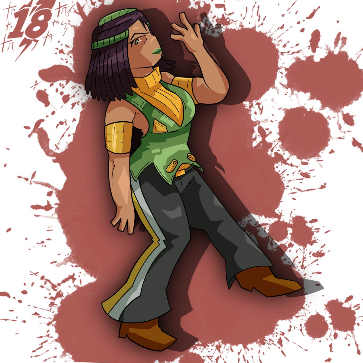 Hercu_ra's tweet photo. Day 18 of drawing a Hispanic/Latino character every day in HHM is Ermes Costello from Jojo’s Bizarre Adventure! Uhhh…  hi  new  people  who  got  here  from  Azalea…  I  take  requests…  🖌️🐦‍⬛🪝 https://t.co/JqFV1vh6XB