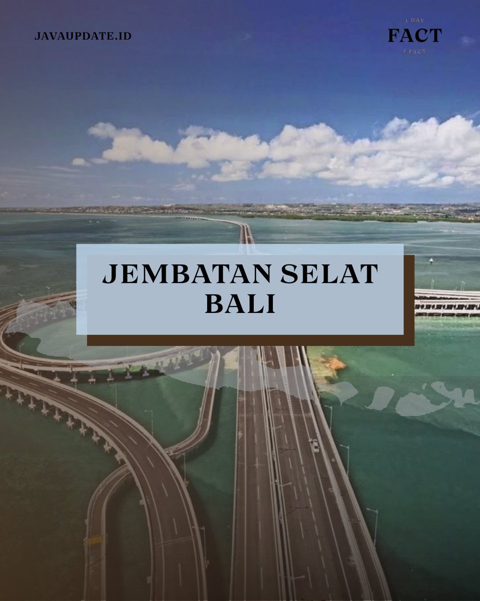 javaupdateid's tweet photo. JEMBATAN SELAT BALI: ANTARA KONEKTIVITAS &amp; KELESTARIAN

Rencana pembangunan Jembatan Selat Bali kembali menarik perhatian. Di satu sisi, konektivitas antara Jawa dan Bali berpotensi membuka peluang baru bagi mobilitas, logistik, hingga perekonomian. https://t.co/WR4x7Q7Mka