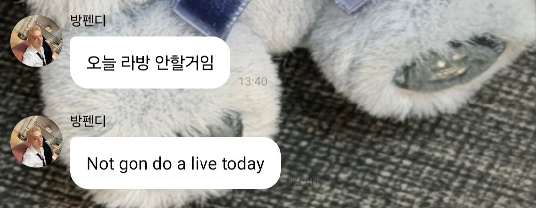 realskzoo's tweet photo. CHN en 🫧
[261003/🇰🇷]

🐺: Hoy no voy a hacer un live https://t.co/fkPJtgwRxw