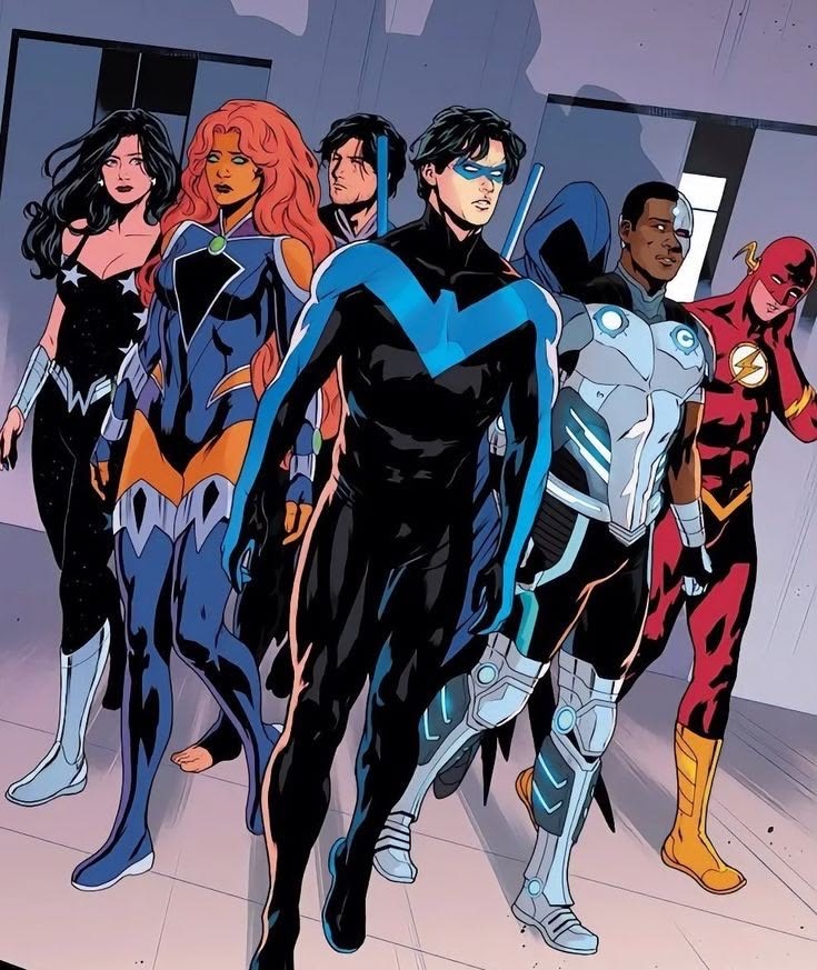 DCUAlert's tweet photo. Can the Titans defeat the X-Men? 👀 https://t.co/atM78WI7nq