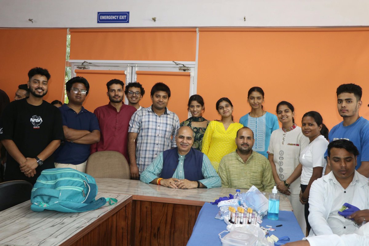 kpsingh330's tweet photo. Gandhi Jayanti Celebrations at Gandhi Bhawan, University of Delhi !!स्वस्थ शरीर, स्वस्थ मन और स्वस्थ समाज — a step towards a healthier and happier India!!

On the occasion of Gandhi Jayanti, Gandhi Bhawan, University of Delhi, organised a Free Health Check-up Camp to promote health awareness and emphasise the importance of preventive healthcare, particularly among our youth. A healthy nation begins with healthy citizens, and ensuring the well-being of our young generation is a collective responsibility.

I am delighted to share that **more than 200 students, University staff members, and local residents participated in the camp and availed themselves of the health check-up facilities. As the initiator of this initiative, I was also pleased to participate and witness the encouraging response from the university community and neighbourhood.

My heartfelt gratitude to RBL Bank for sponsoring this meaningful initiative. I extend my special thanks to Dr. Lata Suresh Ji for her valuable suggestion, support, and for facilitating this collaboration.

Through such initiatives, Gandhi Bhawan remains committed to translating Gandhian values into meaningful action by promoting health, well-being, and community welfare.