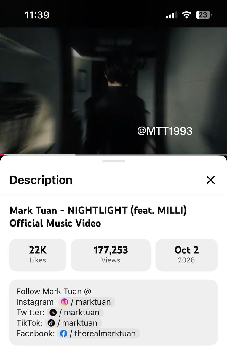MTT1993's tweet photo. @tam_nwu NIGHTLIGHT BY MARK TUAN FEAT. MILLI 
#NIGHTLIGHT_OUTNOW https://t.co/mjhYHmE3Eo