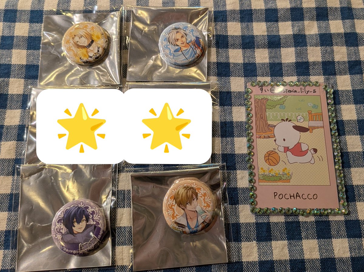 wisteria_lily_s's tweet photo. 【交換】アンジェリーク　アンメモ展

譲→アクリルバッジ：コレット、クラヴィス、ゼフェル2、オリヴィエ、レオナード、チャーリー、エルンスト3、ゼノ

缶バッジ：ジュリアス、ゼフェル、フランシス、ユーイ、ティムカ、チャーリー

ミニゲームC賞：レオナード、ユーイ、ノア、ヴァージル

→ https://t.co/jLwPnFD1tZ