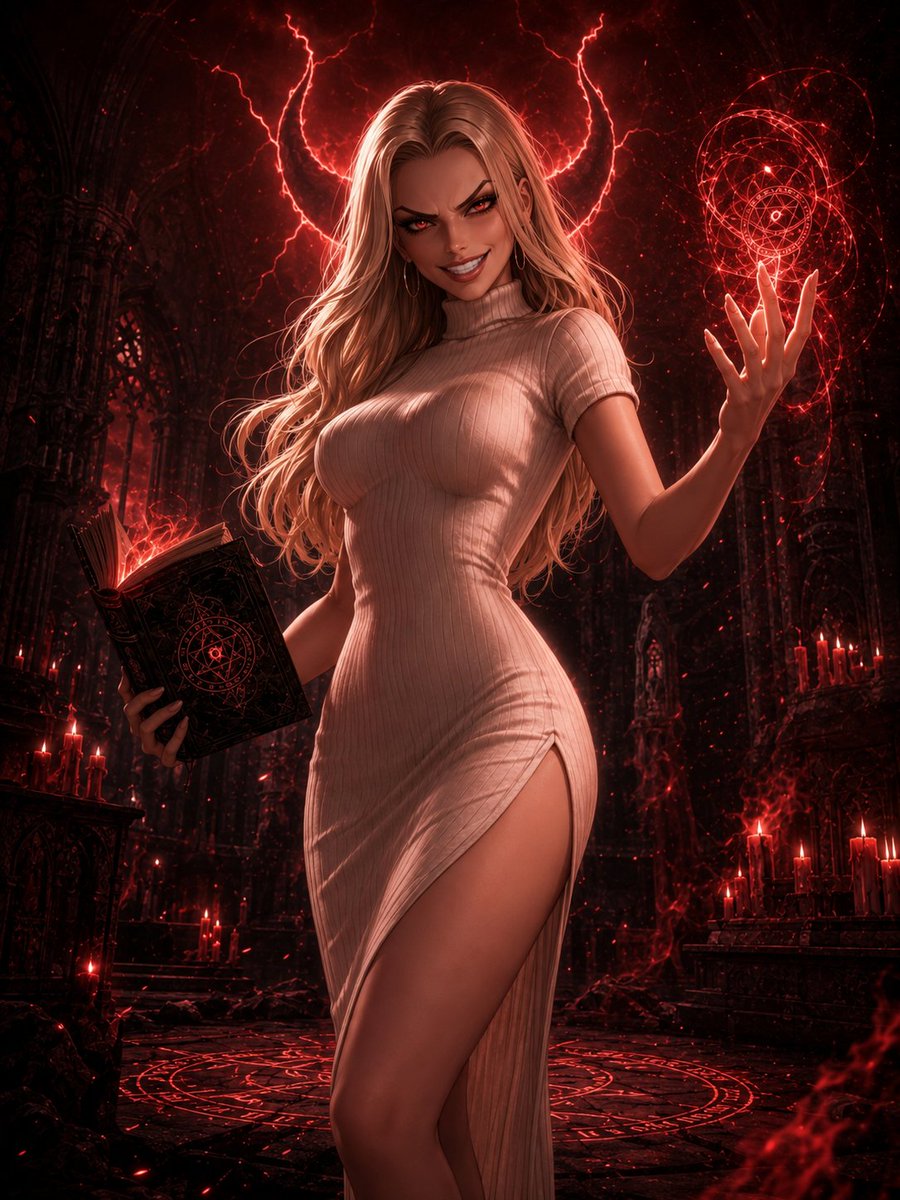 PrimalPantheon's tweet photo. @NorCal_Patriot @ImagineArt_X @imagineart_creo Beware the supernatural charm of Janice 😈 Based off a friend's Phicen Doll Story OC https://t.co/2w8TI1MDMz