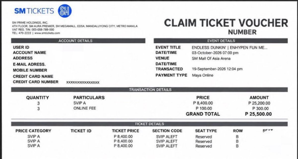 monandaaaaaaa's tweet photo. wts Ifb

enhypen dunkin funmeet in manila

(3)  svip A row B!

Seated together
Foreigners can buy also
DM 📨
#DunkinPH_ENDLESS #ENDLESSFunMeet https://t.co/WKAd0edI6a
