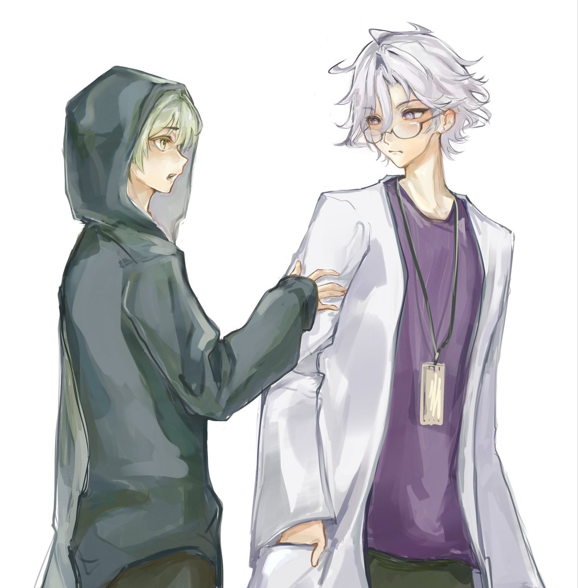 milkteaberi's tweet photo. Super botched sorry but my friends AU too good 😭🙏 https://t.co/rqn6rajCx0