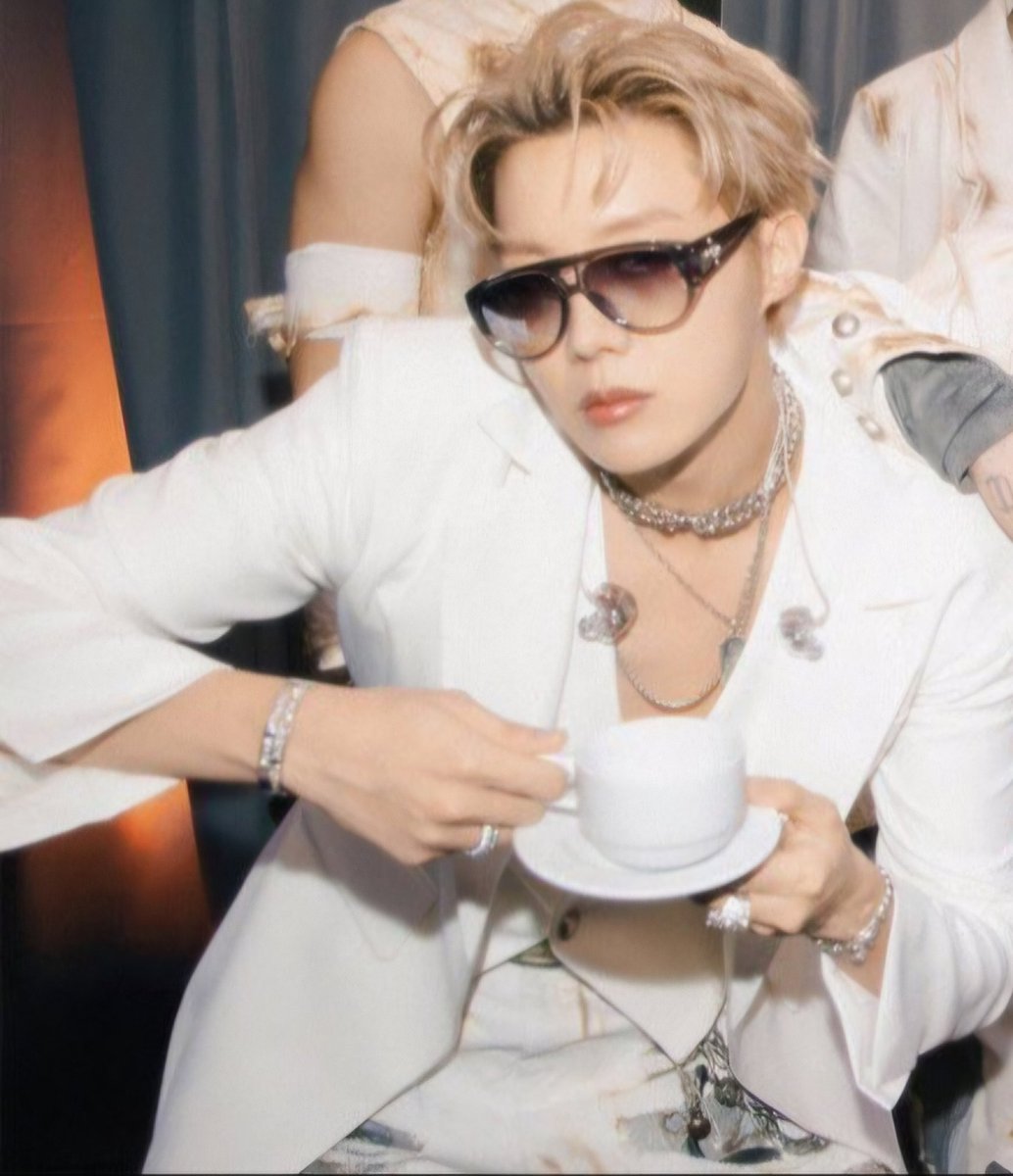 BTSn8tion's tweet photo. She hosts the tea. He causes the scandal. https://t.co/ojpv7HTj9i