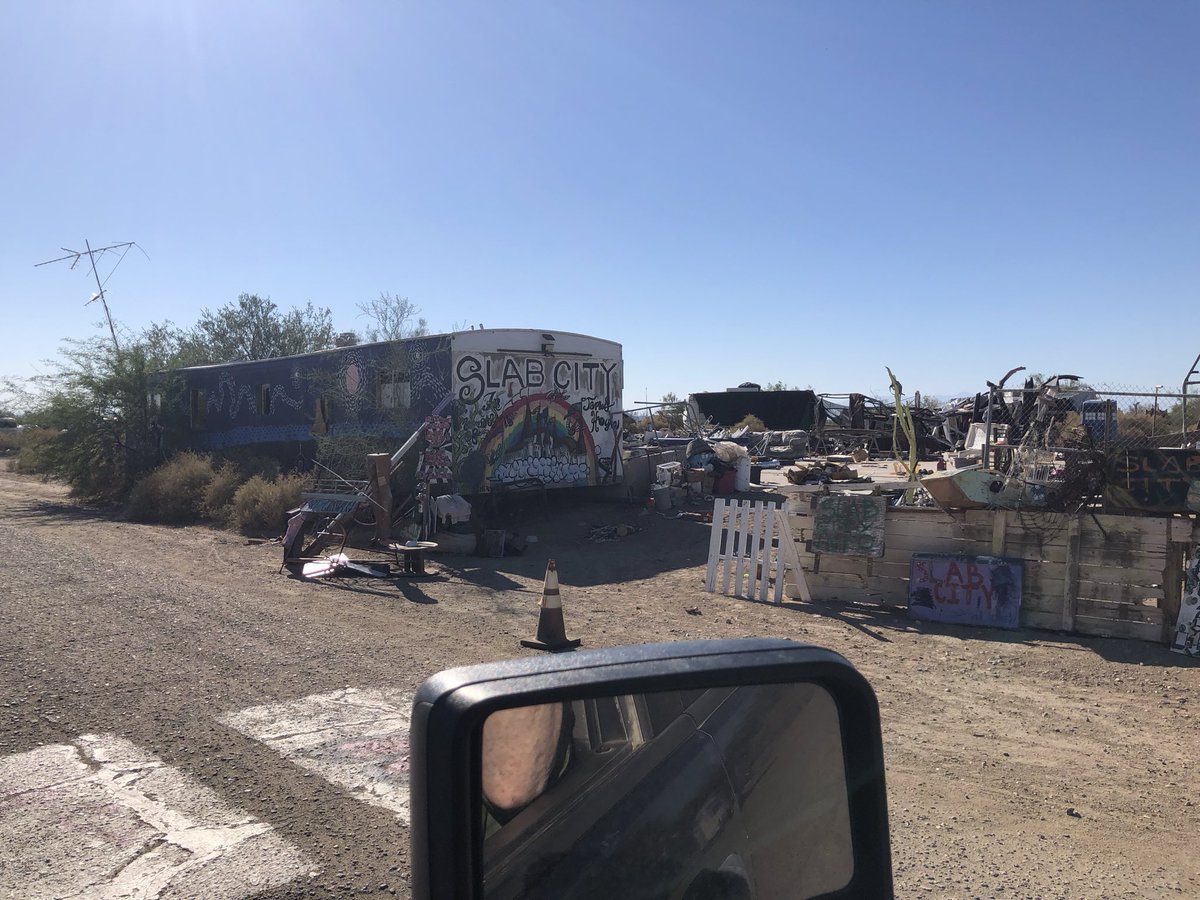 SSpike71's tweet photo. Made a little trip out to Niland, Slab City/East Jesus and Bombay Beach. It was 100+ out there but it was good to get out of LA for awhile. https://t.co/NbUGdeXsm8