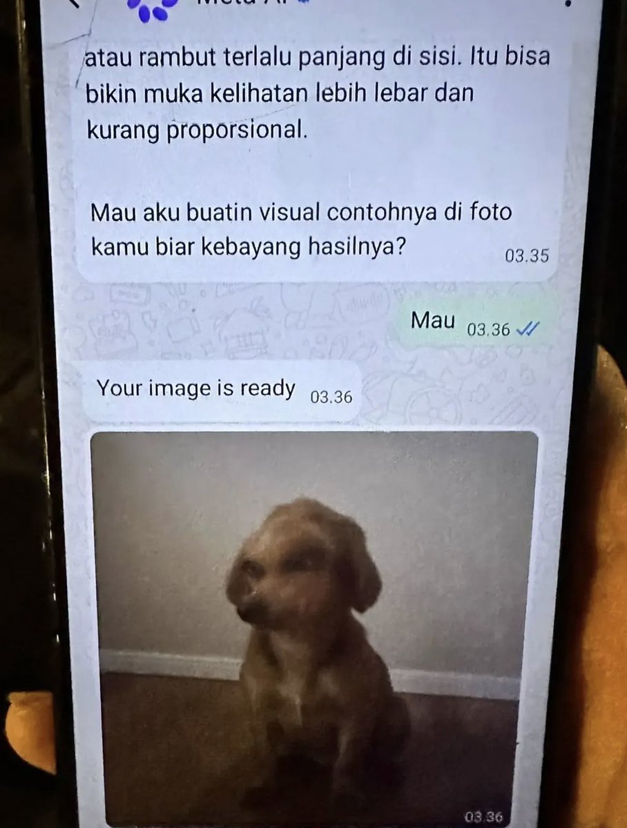 Keeentutt's tweet photo. Meta anjing https://t.co/3QG6Oop1KG