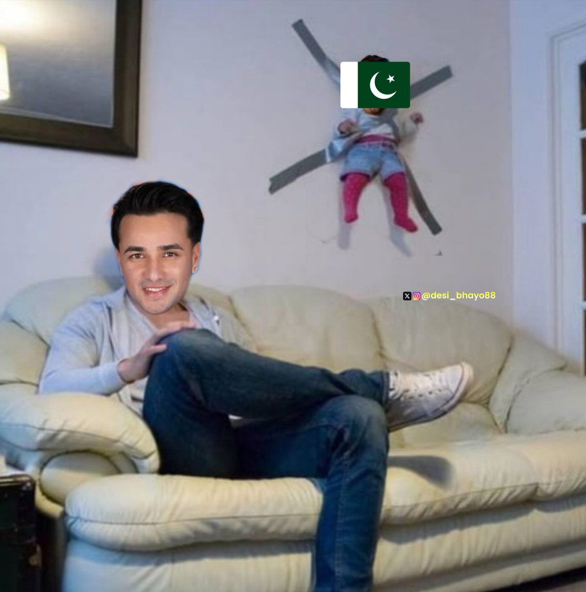 desi_bhayo88's tweet photo. Abhishek Sharma 50🔥
#INDvsPAK https://t.co/dULGtSzdcT