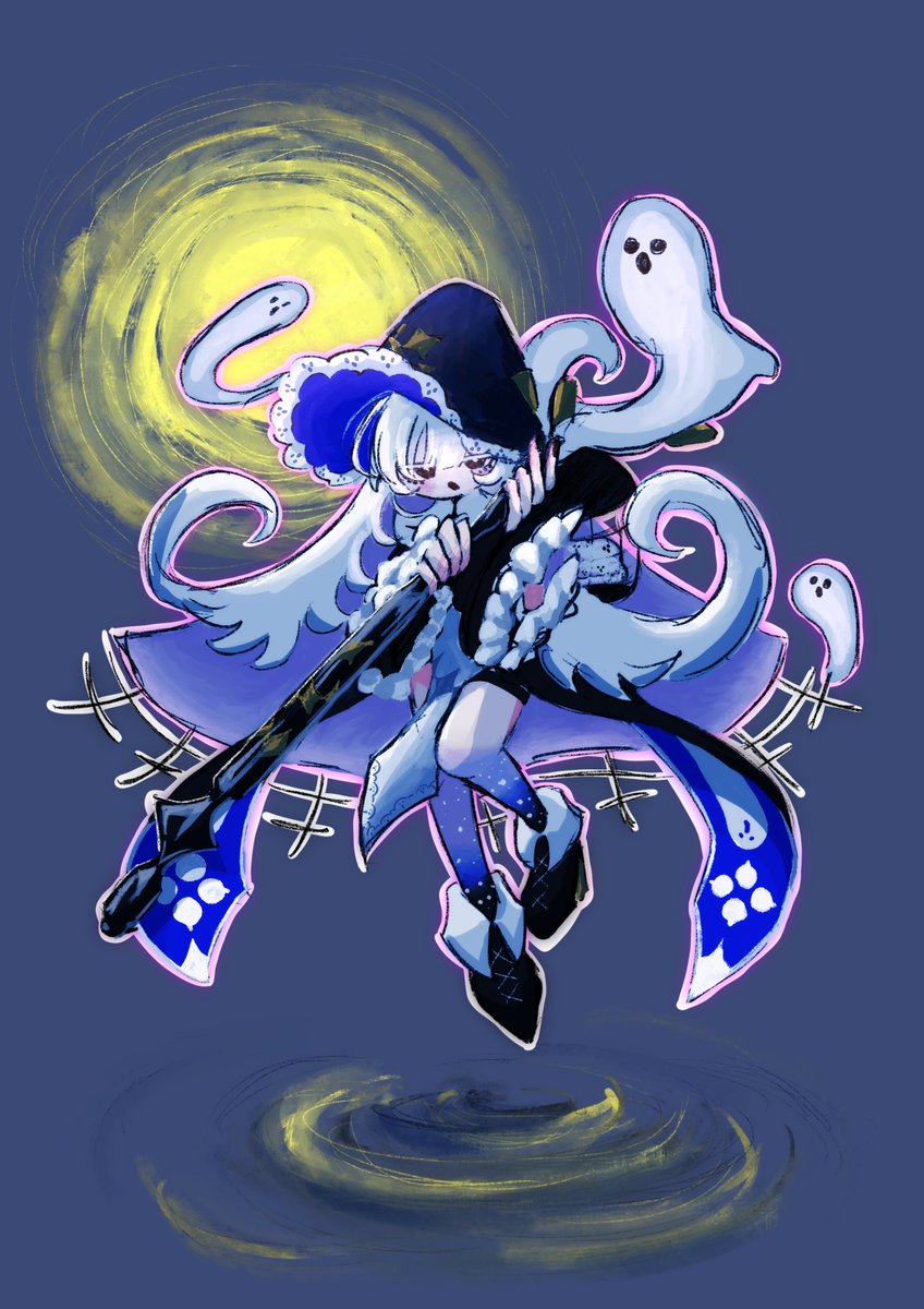 _hpa__'s tweet photo. これは友達のキャラ👻🌙 https://t.co/dP6GubPly7