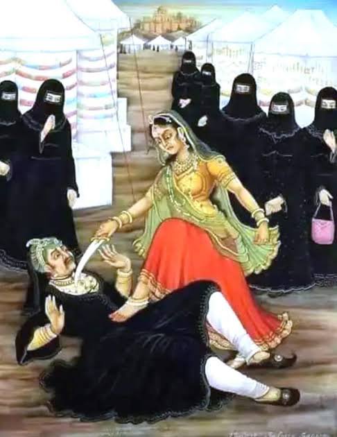 UntouchableNong's tweet photo. @kb_bharti86852 @HAkhtar68169 @MyUnveiledTruth Rani kiren devi scaring the fk out of Abkar lol https://t.co/A0LzIaKZw0