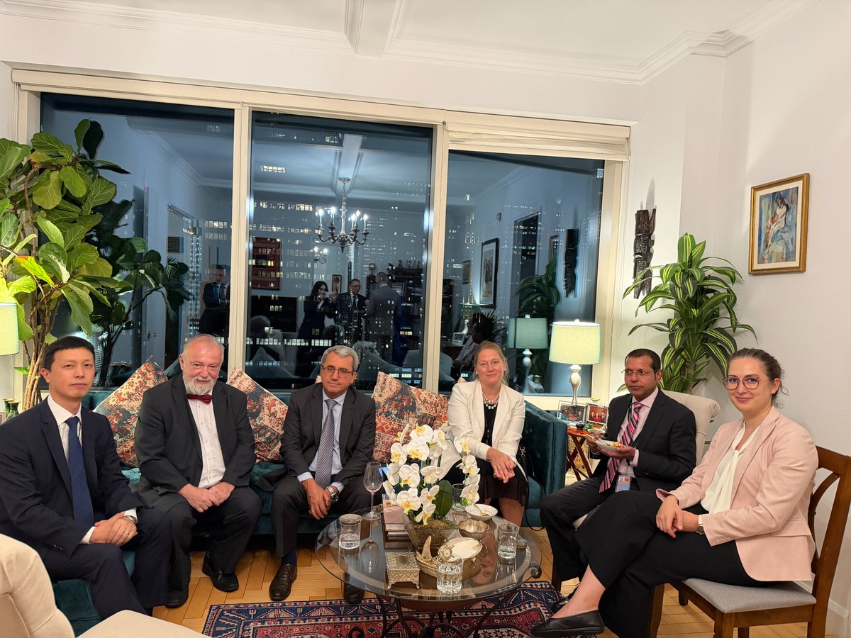 uncpga's tweet photo. Working Dinner in Honor of the President of the United Nations General Assembly, H.E. Dr. Khalilur Rahman, Hosted by Dr. Jehangir Khan, Secretary-General of UNCPGA, on September 14, 2026. https://t.co/6iL2tEUe95