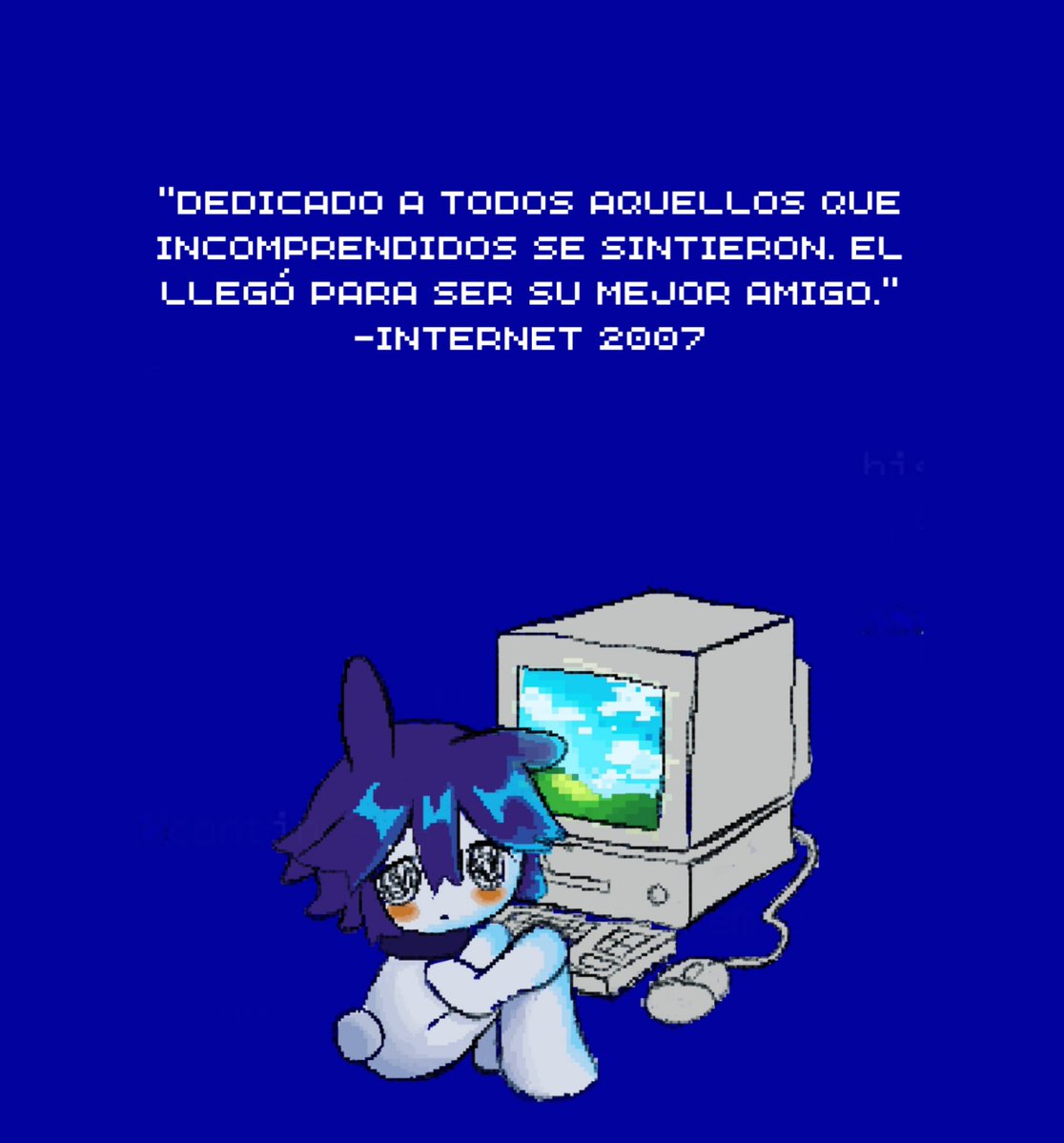 cheruvbite's tweet photo. Uso internet desde que tengo memoria.
Arte viejo <3 pero que le tengo mucho aprecio. #pixelartㅤ #internet #windowsvista https://t.co/fkIZl1KQti