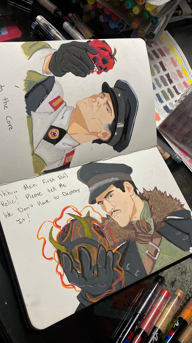 Bridoesstuff1's tweet photo. Relic Dark Aether Richtofen - Day 2 of Inktober! “Relic” was the 2nd days prompt! 
#art #edwardrichtofen #inktober #callofduty #callofdutyblackops https://t.co/BiqS2tOjAb
