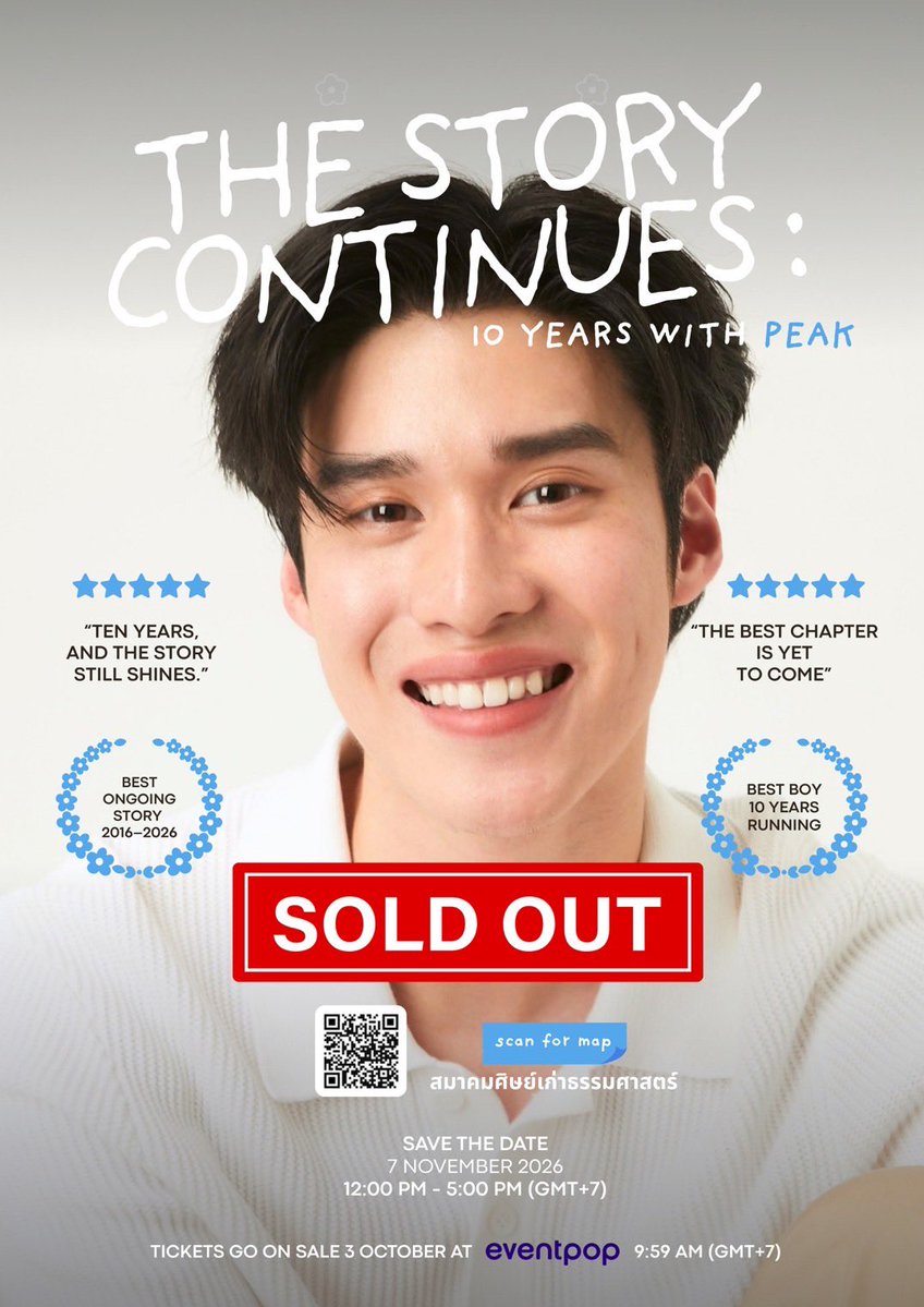 peak_village's tweet photo. SOLD OUT ในเวลาไม่ถึง 2 นาที! 🎉💖
บัตรหมดไว แต่ความรักล้นใจเลย 🥹✨

ขอบคุณแฟน ๆ ทุกคนที่พร้อมมาสร้างความทรงจำดี ๆ ไปด้วยกัน และขอบคุณทุกความรักที่ส่งให้พีคเสมอมา 🫶🏻

ใครกดบัตรทัน เตรียมมาเจอกันนะ!
ส่วนใครที่กดไม่ทัน รอแปป มีข่าวดี
ขอบคุณที่ตั้งใจมาหากัน ทุกคนเป็นส่วนหนึ่งของเรื่องราวนี้เสมอ 💕

#TheStoryContinues #10YearsWithPeak #PEAKVILLAGE