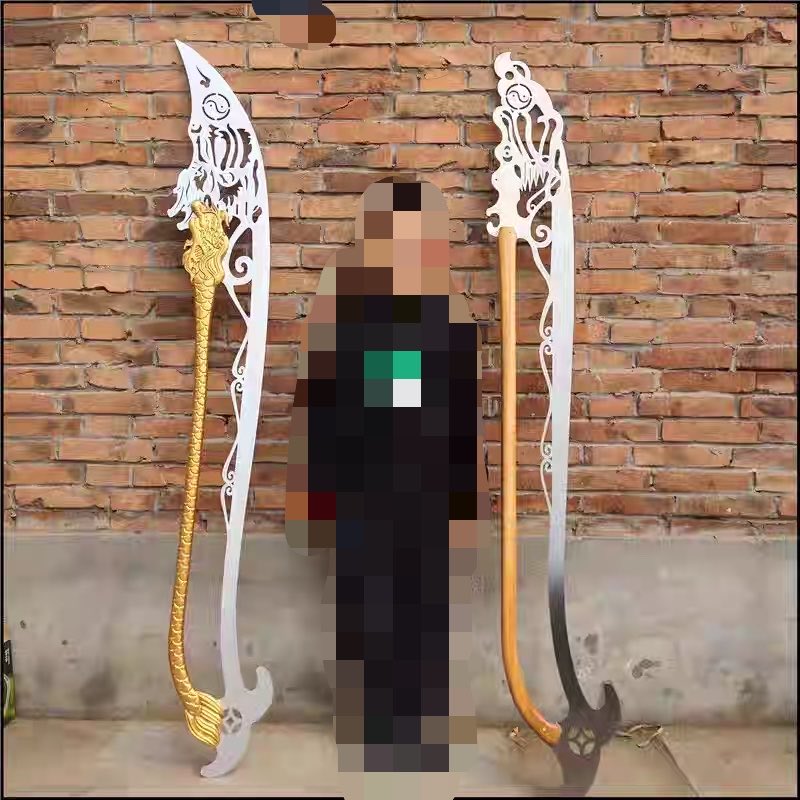 swordposting's tweet photo. Today’s Sword of The Day is: The Dragon Head Guillotine https://t.co/81TyHrW9An