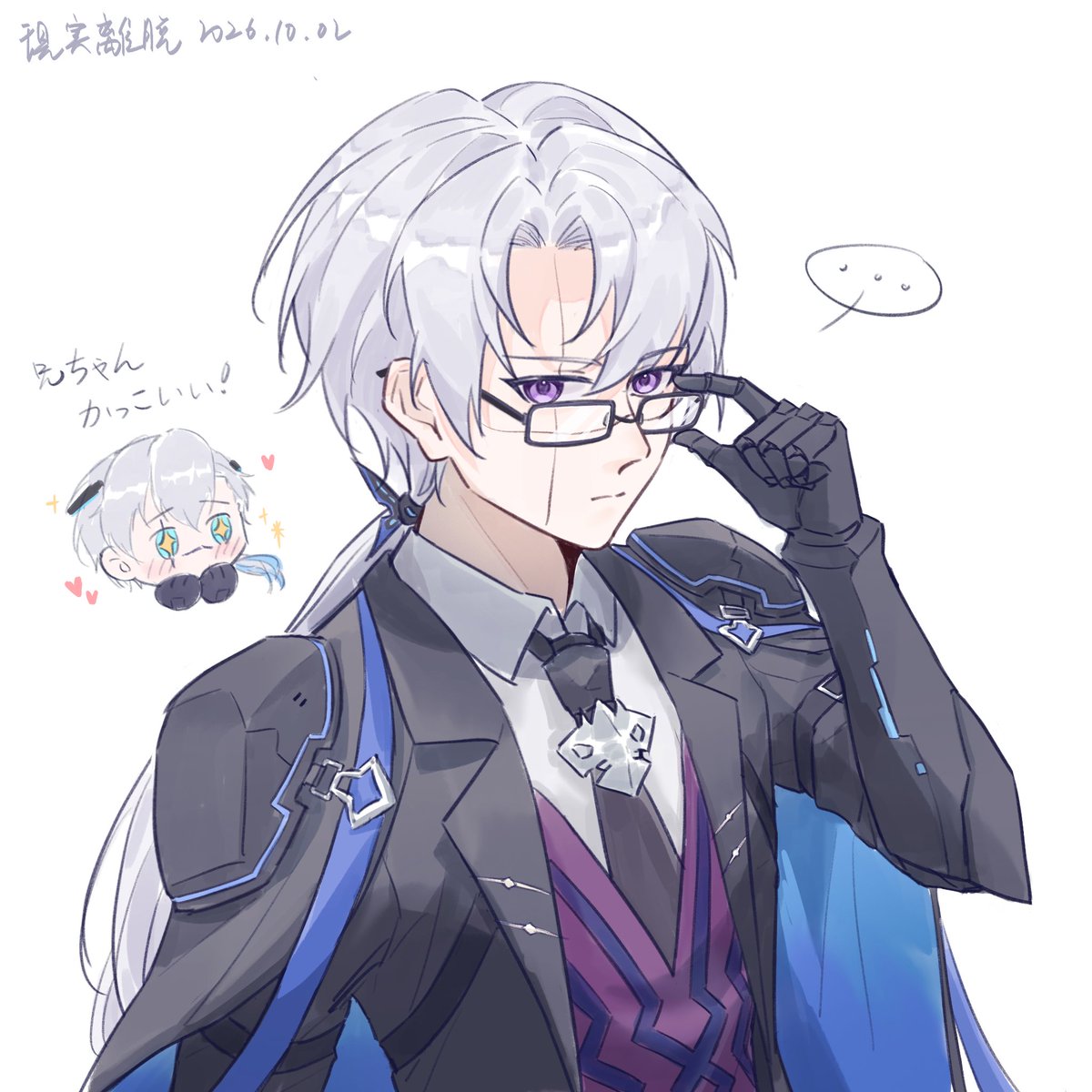 Fiction_1213's tweet photo. 👓👓
试了试新的上色方法。。。意外的效果还行🤔
#エデカト https://t.co/CK63IESmeb