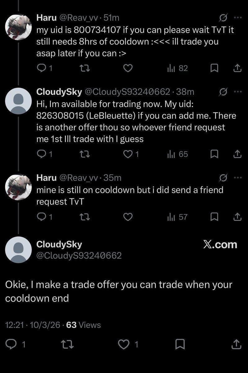 mia_mond's tweet photo. (Using the start of my villain arc for sympathy)

If anyone in Asia server has an extra Collector Vigethos they’re willing to trade away for Collectors Cyrup, Sesame Paste, Sugarcrystal Camera, or Sated Dragon, just hmu! 🩷🩵🩷🩵

Also please give me a chance to reply, thank you! https://t.co/w5mFvKOEUm