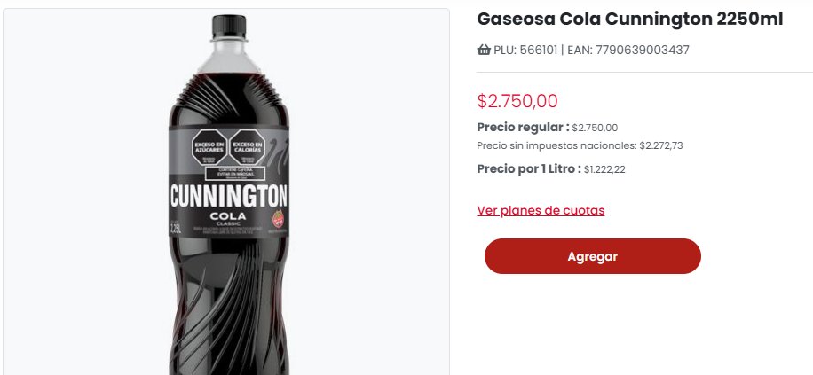 PrecioArgentina's tweet photo. "Cola"

Gaseosa Cola Cunnington 2250ml
$2.750,00
https://t.co/0B2NX7Unh3

#Cola #Gaseosas #Argentina #Cunnington #Gaseosa https://t.co/2AI80leHhG