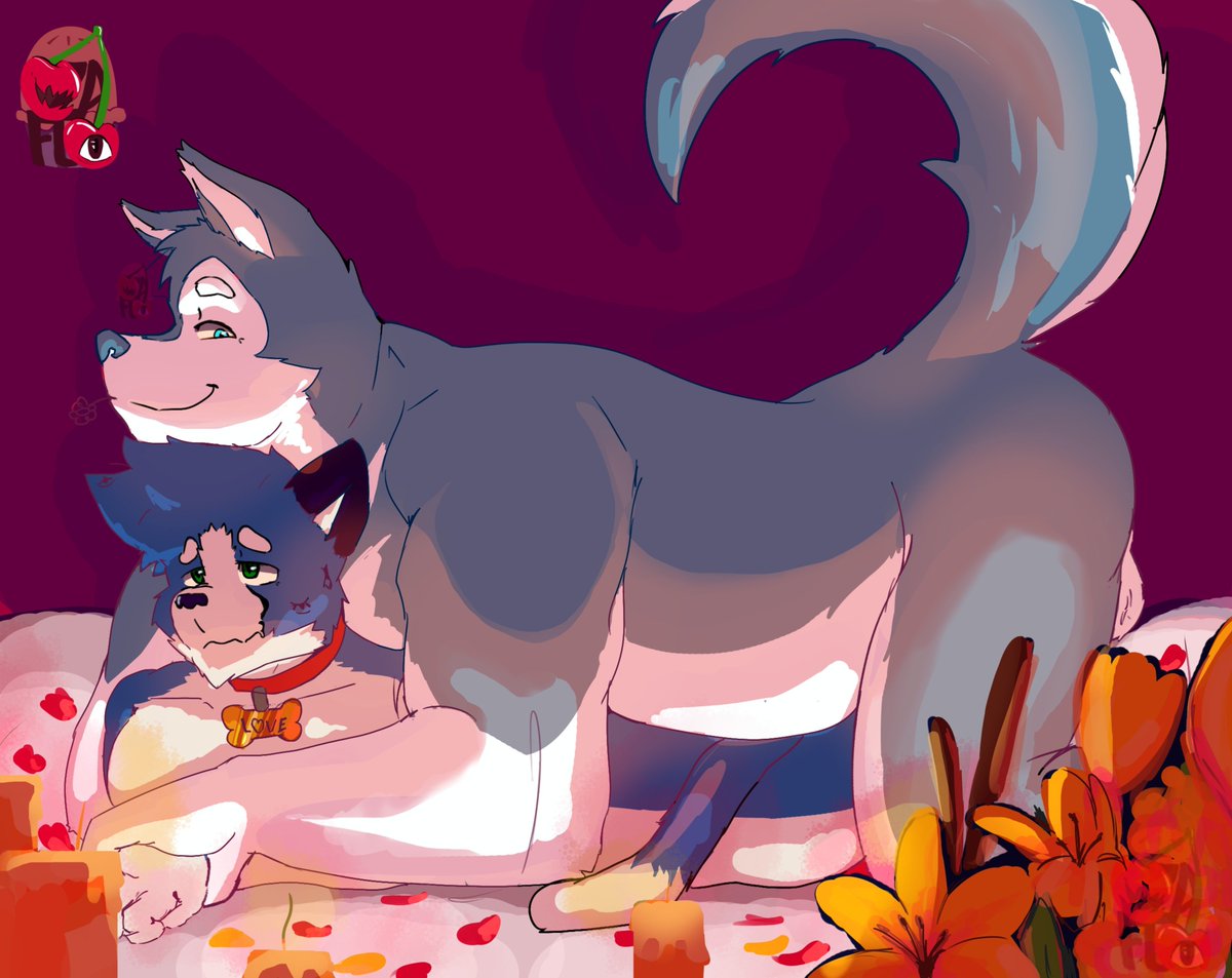 pai_de_cerezafu's tweet photo. Se emociono de más peor pos ya que, cosas de pareja 👻 #furry #nsfw https://t.co/dSRj7QAsxq