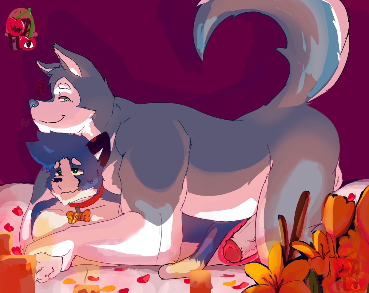 pai_de_cerezafu's tweet photo. Se emociono de más peor pos ya que, cosas de pareja 👻 #furry #nsfw https://t.co/dSRj7QAsxq