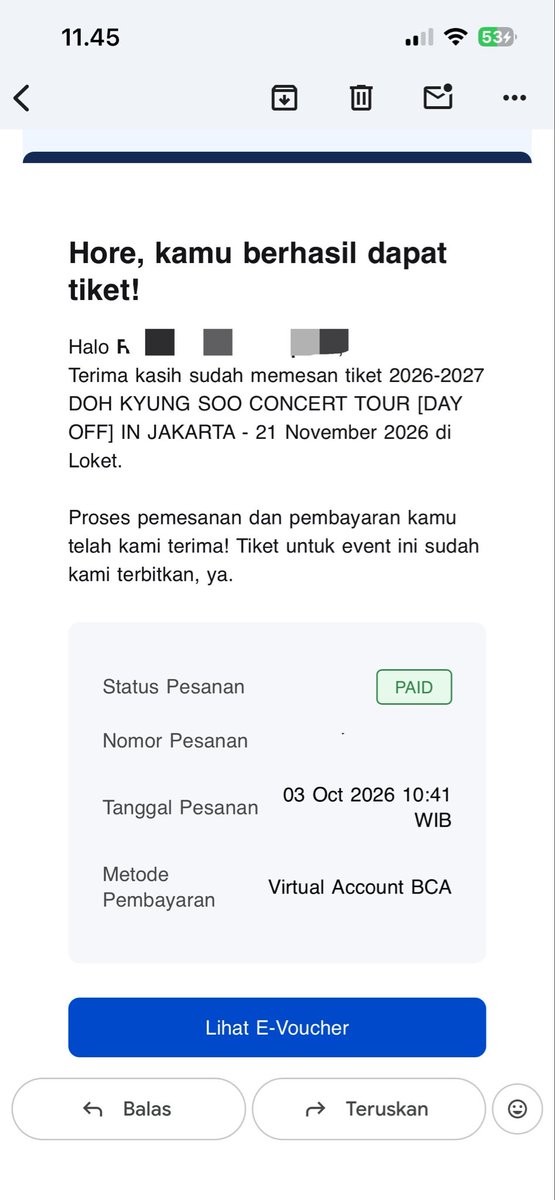 Mystique9398's tweet photo. WTS d.o. Jakarta day off 

2tix Cat 2b day 1
Payment sendiri data sendiri https://t.co/2emECTXw7V