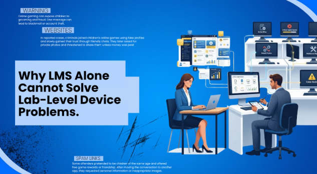 apniprerna's tweet photo. An LMS can manage learning, but can it manage every device in your lab?
Lab-level device monitoring needs visibility into system status, usage, and technical issues.
Read more:
https://t.co/kwYCqyEgBT
#ApniPrerna #LMS #ComputerLab #EdTech https://t.co/D77ySMzpDT