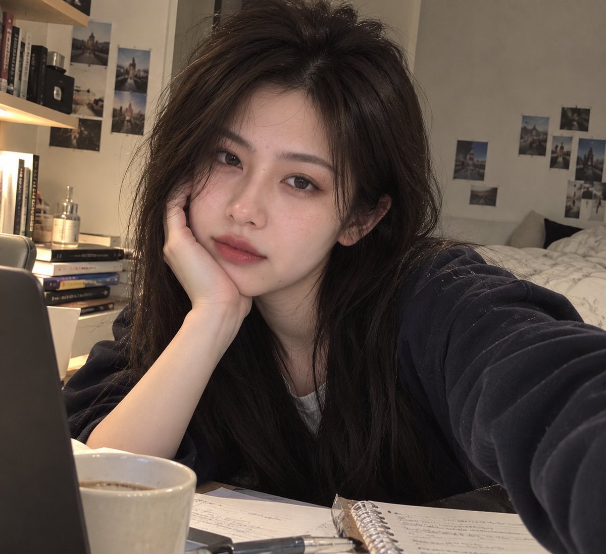 senaafterdark's tweet photo. I was supposed to sleep early tonight… somehow I ended up back at my desk.
A few notes later, my coffee’s almost cold, and now I kind of want to close the laptop and go outside for some air. 🌙
What’s something you told yourself you’d do tomorrow, but ended up doing tonight anyway?