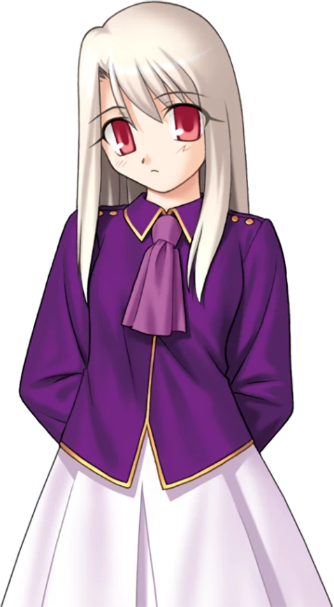 TypeMoonBase's tweet photo. Illyasviel debates the ethics of only getting 2 presents for Christmas instead of 3.

"Im almost TEN years old this year, i think that means i should get another present this Christmas!" https://t.co/HpGsHO7G6T