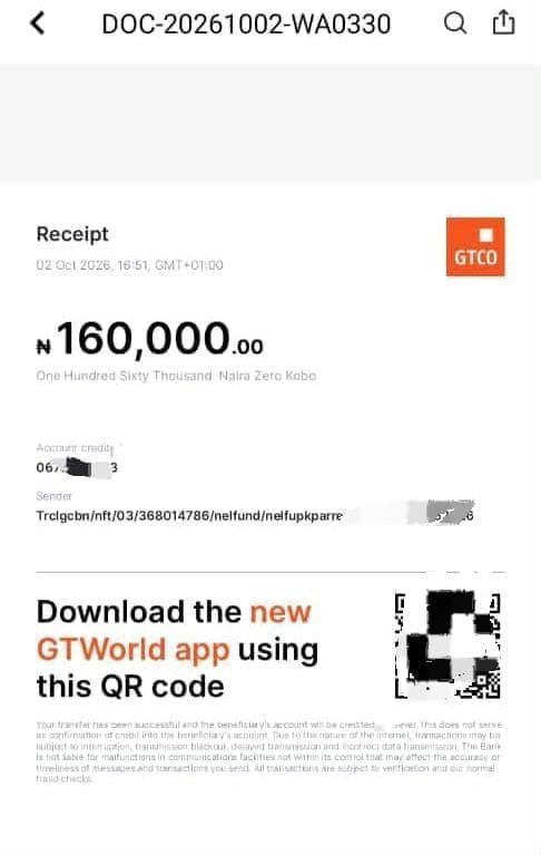 NelfundFabrizio's tweet photo. 🔥HERE WE GO 🔥

NELFUND OUTSTANDING UPKEEP PAYMENT UPDATE

A student from Osun State University (UNIOSUN) who previously messaged me to ask whether NELFUND would disburse upkeep allowance to students who had not received any payment at all in June has now reported receiving https://t.co/w9ceVa570d