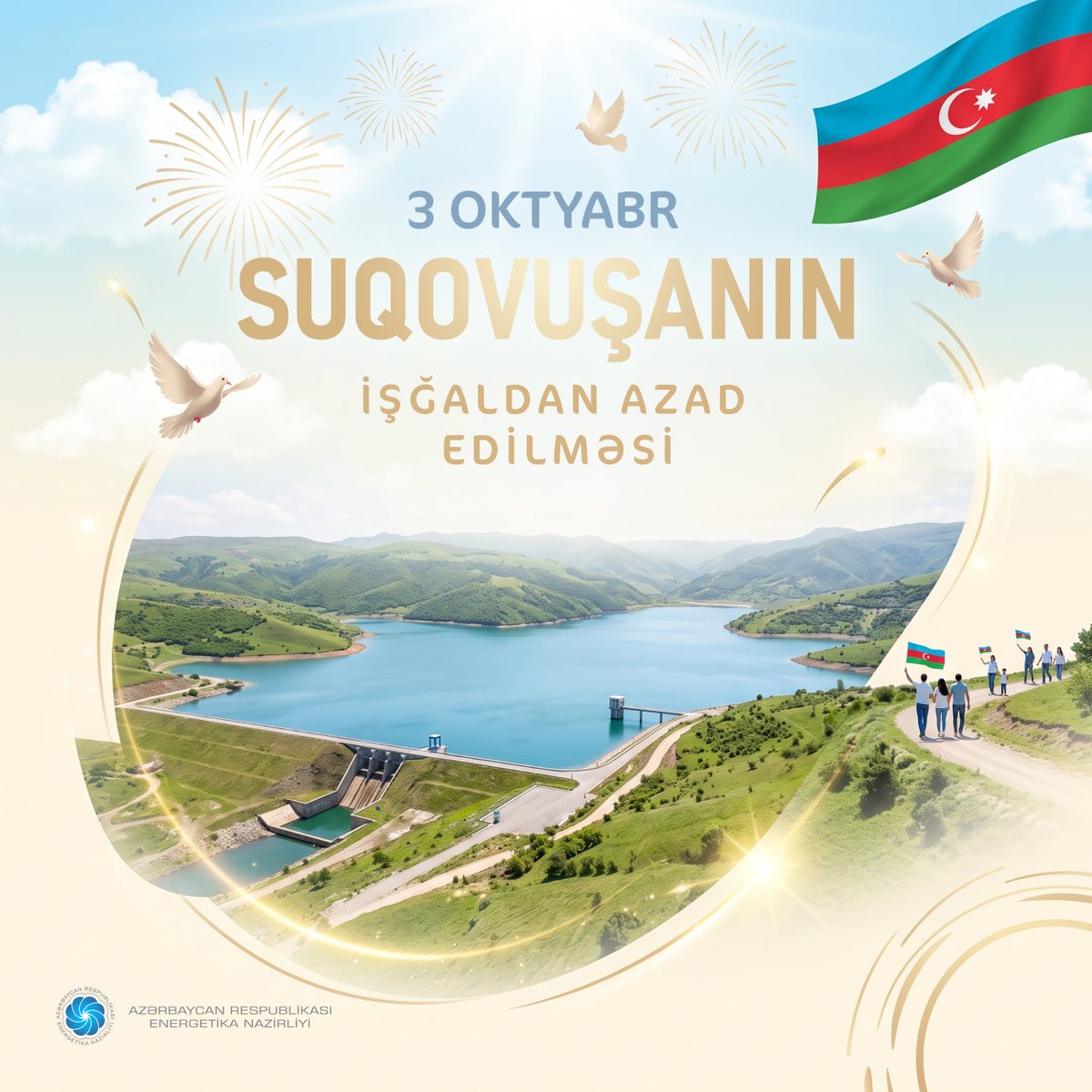 minenergyaze's tweet photo. 🇦🇿 Bu gün Suqovuşanın işğaldan azad edilməsindən 6 il ötür.

#EnergetikaNazirliyi #QarabağAzərbaycandır #Suqovuşan https://t.co/I1qUp036OH