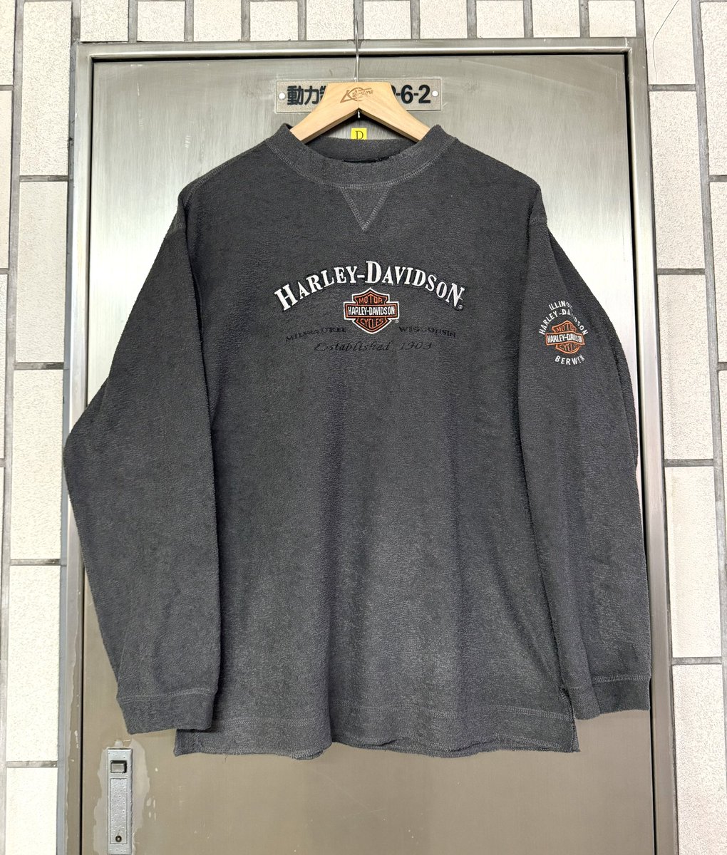 b_grade_b's tweet photo. 【HARLEY-DAVIDSON L/S fleece tee】

https://t.co/1K1KIgA9mf https://t.co/kjF9c7Msup