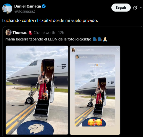 Gabrielaivy66's tweet photo. la ganó laburando, estos son meritócratas de café con leche https://t.co/RLagSguGni