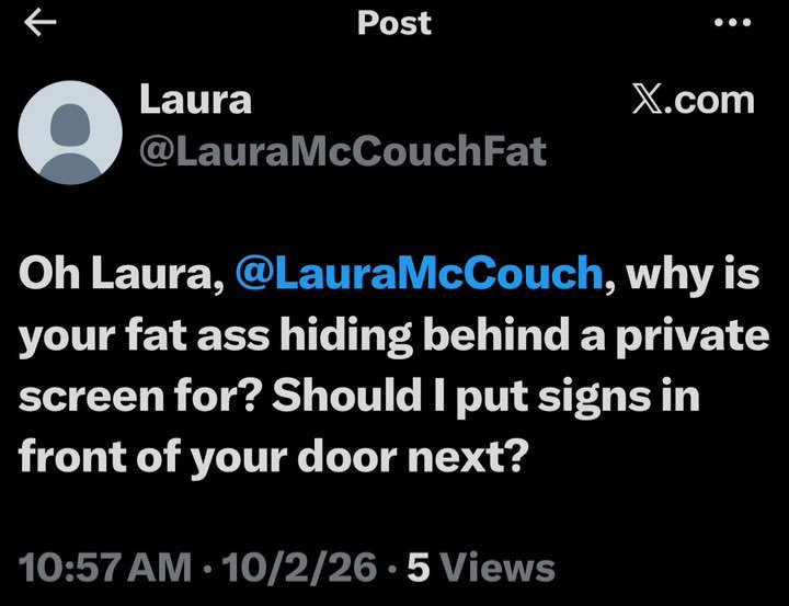 StandGuardDaily's tweet photo. @LauraMcCouchFat https://t.co/bmbxuZgv2X