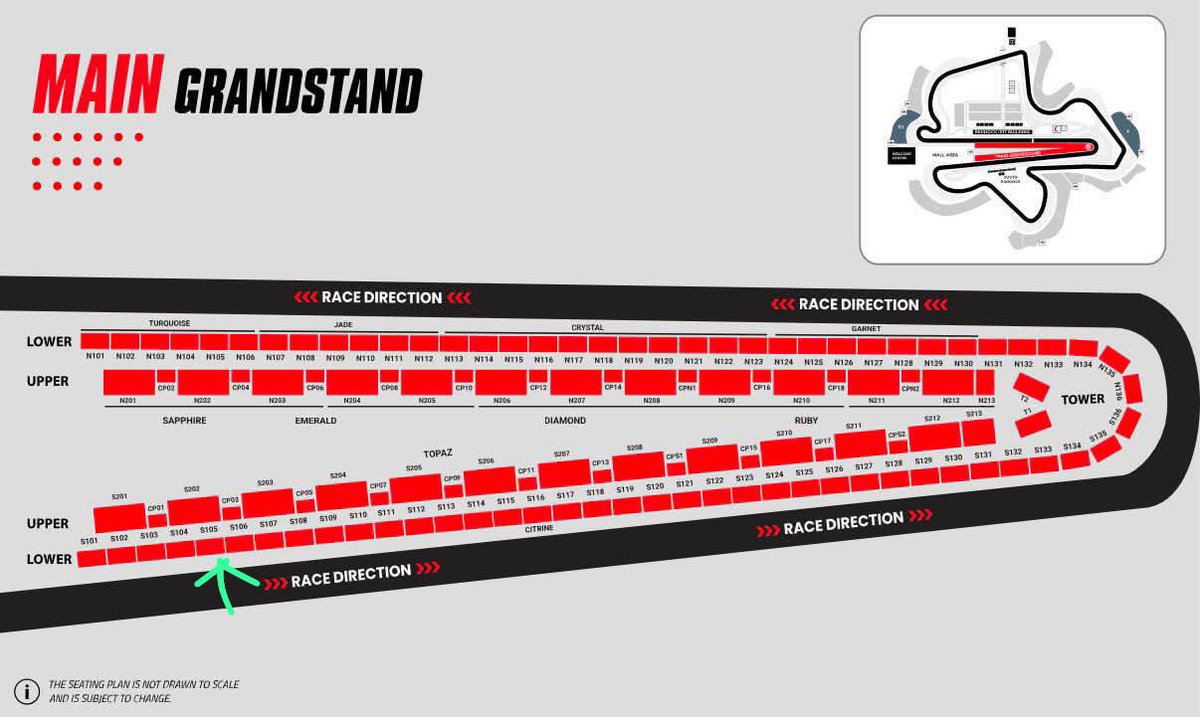 nazbartows's tweet photo. Letting go 10 tickets F1 Bahrain GP in Sepang 
Side by side seating, ten tickets in a row 
📅 Saturday &amp; Sunday (3 &amp; 4October 2026)
📍 Main Grandstand South (Citrine S1.05 - Row B - Seat 15-24)
💰 RM2,500.00 per ticket
📌 COD or E-Ticket will be send
First come, first served! https://t.co/Ff1CLsC6vV