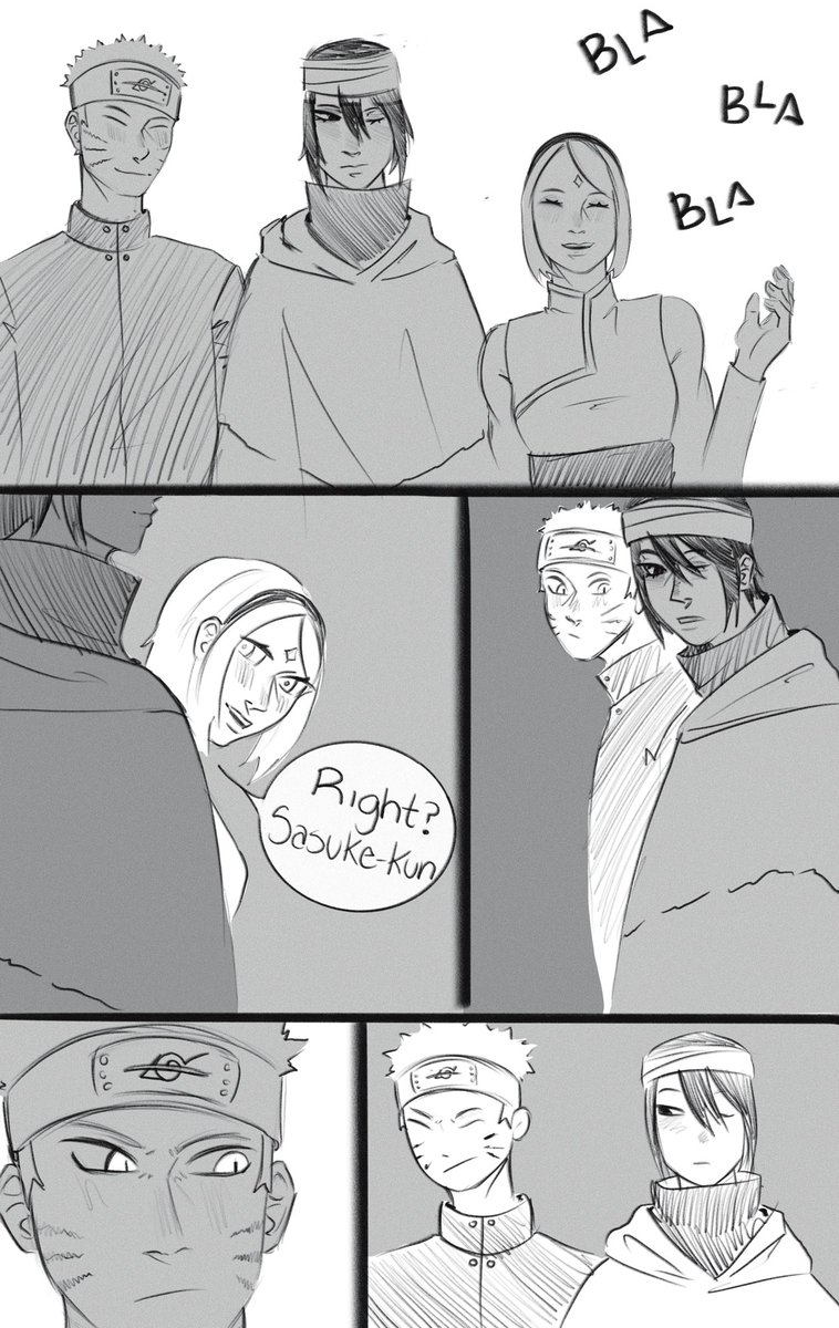 _bakebean_'s tweet photo. Possessiveness #snsmonth26 #narusasu  #ナルサス https://t.co/Uw8jZXzG6j