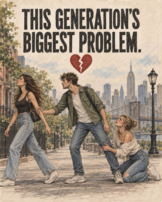 Neo_tech_AI's tweet photo. This generation’s biggest problem:

1. Men prioritize beauty over loyalty. https://t.co/2ciDqiudYr