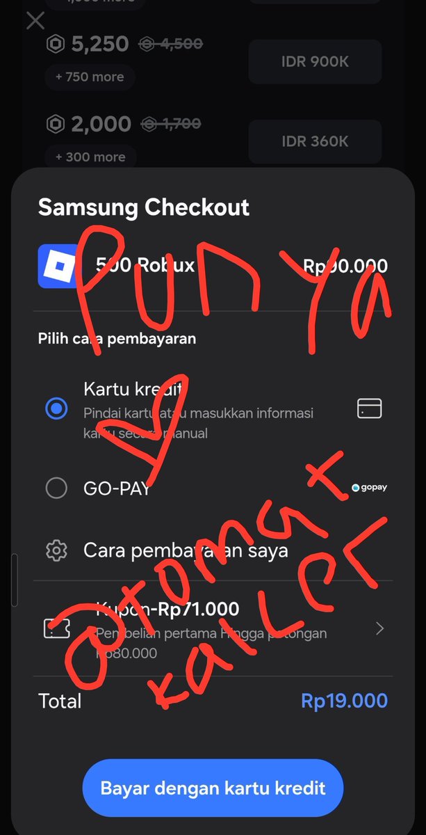 tomatkalcer's tweet photo. Wts voucher roblox robux samsung store 65k
#zonauang #zonajajan #wts #robux https://t.co/ql4KuimMYg