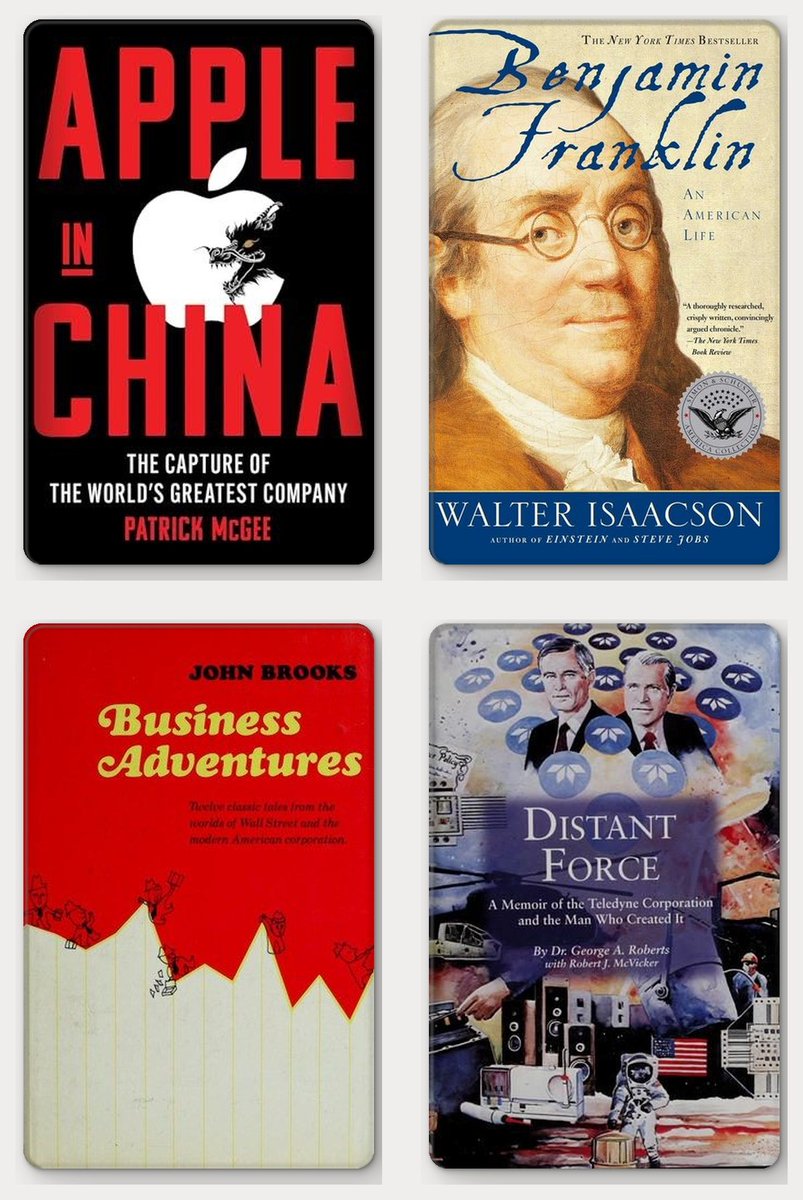 BooksInvesting's tweet photo. 16 Founders &amp; Company Stories books great investors recommend: https://t.co/87bnYecdVd