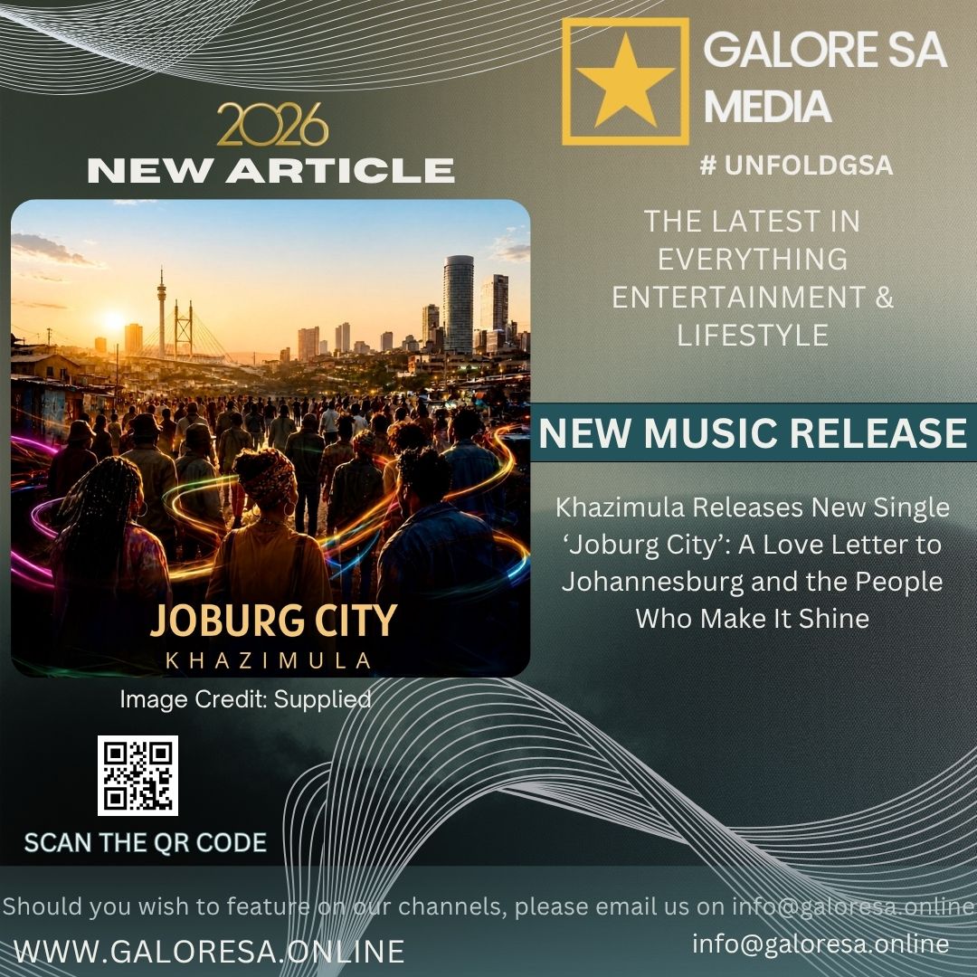 GaloreSA's tweet photo. Known as the City of Gold, Johannesburg is a place of energy, ambition, culture, creativity and striking contrasts. 'Joburg City' looks beyond the familiar image of the city and celebrates the people who give it its spirit. For Khazimula, the real gold is human.

Unfold Here:
https://t.co/sWLWTymOfc

Or visit https://t.co/T7swVowJff

#UnfoldGSA
#GaloreSAMusic