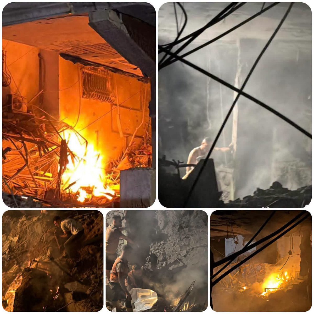 AhmedAAshour8's tweet photo. Five went to sleep tonight but they will never wake up 💔

An Israeli airstrike targeted the ground floor of Al-Asala Building, west of Gaza City, and ended the lives of five people, including a mother and her daughter from our Christian brothers and sisters

Gaza asks for nothing but to be left alive to sleep without fear, and to wake up to an ordinary morning like the rest of humanity

Don’t let their story pass in silence